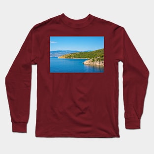 Potovosce Coast in Krk, Croatia Long Sleeve T-Shirt